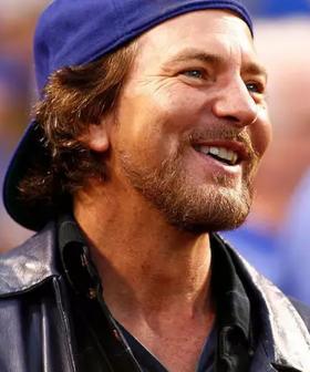 Eddie Vedder Uses Pearl Jam's VMA Trophies As A Doorstop